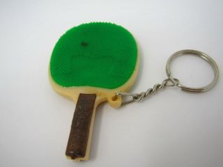 Vintage Foreign Keychain: Ping Pong Table Tennis Paddle By Butterfly Tokyo