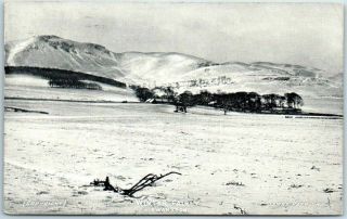 Swanston,  Edinburgh Scotland Uk Postcard " Winter Fairly " W/ 1906 Cancel