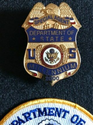 Department Of State United States Of America U.  S.  Special Agent Milennium Badge