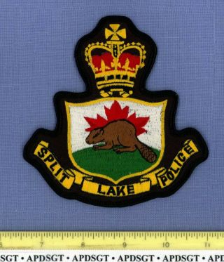 Split Lake First Nations Indian Tribe Canada Sheriff Tribal Police Patch
