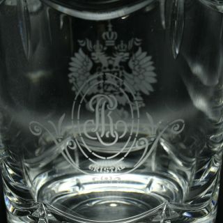 Faberge Cristal Champagne Ice Bucket Hand Cut and Etched Crystal 2