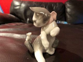 Lladro Cat and Mouse Figurine 3