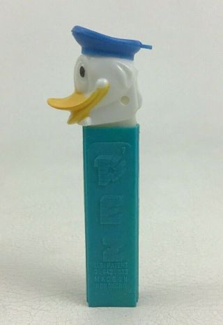 Donald Duck Teal Pez Candy Dispenser Footless No Feet Disney Vintage 60s 70s 2