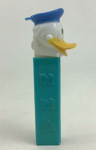 Donald Duck Teal Pez Candy Dispenser Footless No Feet Disney Vintage 60s 70s 4