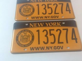 York State Official Government License Plates 4