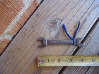 Vintage Barcalo Buffalo 7/16 " & 3/8 " Open End Wrench 723 Wwii Jeep Tool Kit