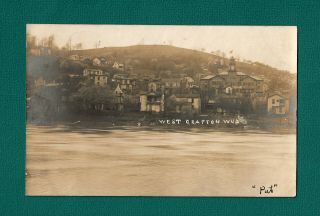 Buena,  Tucker Co,  Wv Dpo Postmark On West Grafton Real Photo Post Card View 1906