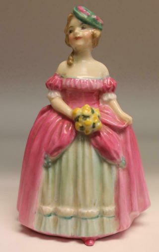 Royal Doulton Miniature Figurine Dainty May M73 1942 Issue