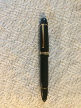 Montblanc Meisterstuck 149,  18k,  M Fountain Pen Black/gold