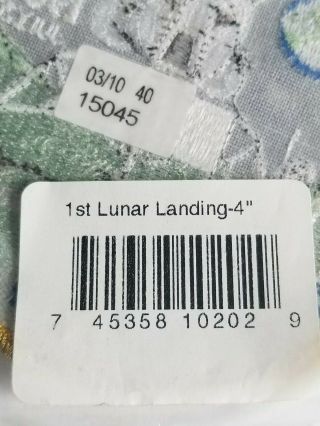 First Lunar Landing of Mankind 1969 APOLLO 11 Kennedy Space Center Patch 4 