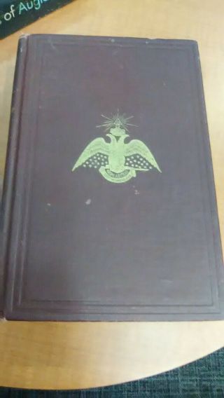Morals And Dogma 1920 Vintage Book Scottish Rite Of Freemasonry Rare Southern