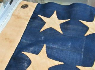 Authentic 34 Star U.  S.  Flag 1861 - 1863 Hand Sewn 48 