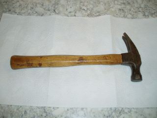 Vintage Plumb Leader Straight Claw Hammer,  1lb.  7.  3oz. ,  16 Oz.  Head,
