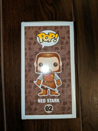 Funko Pop Headless Ned Stark 2013 SDCC Limited Edition 1/1008 3