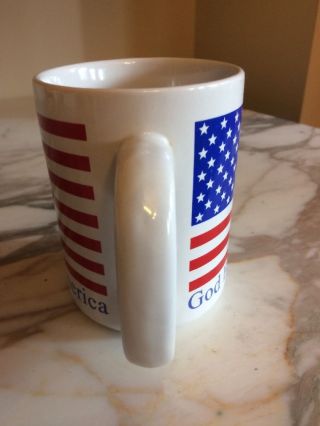God Bless America Patriotic USA Flag Red White Blue Ceramic Coffee Mug Cup 4