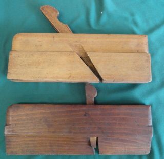 2 Wooden Molding Planes By M Copeland
