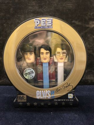 Elvis Presley Pez Dispenser Trio