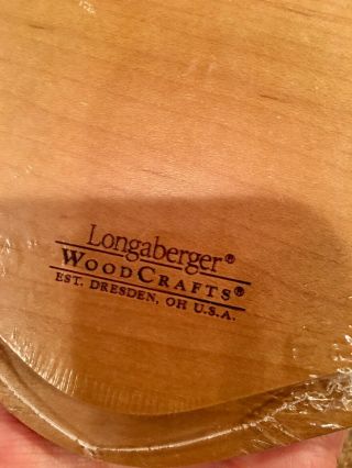 Longaberger Sage Basket With Wood Lid 4