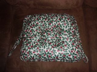 Longaberger Chair Pad - Traditional Holly