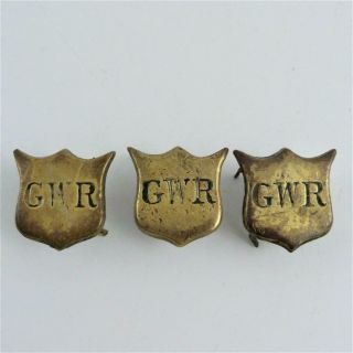 Set Of Three Great Western Railway Horse Brass Sheilds