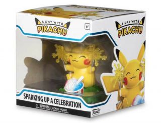 A Day With Pikachu - Sparking Up A Celebration Pikachu Pokemon Center Funko Pop