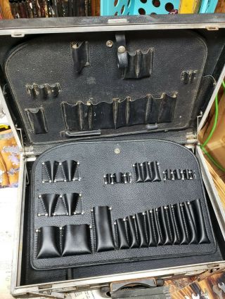 RARE Typewriter Repair Tool Box - Wenches Benders Spring Hooks Pliers,  parts 12