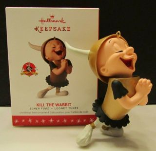 2016 Hallmark Kill The Wabbit,  Elmer Fudd Looney Tunes Limited Edition Ornament