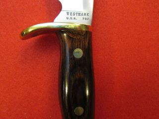 WESTMARK WESTERN CUTLERY 702 KNIFE,  SHEATH,  BOX & PAMPHLET EX, 4