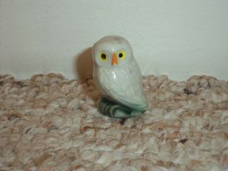 Vintage Wade Whimsie Owl Miniature Figurine Estate Find