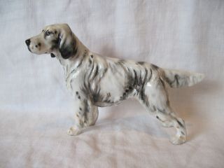 Vintage Royal Doulton Dog Figurine English Setter Hn1051