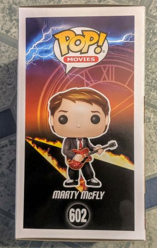 Funko Pop Marty McFly W/ Guitar Canadian Convention Fan Expo Exclusive 602 BTTF 2
