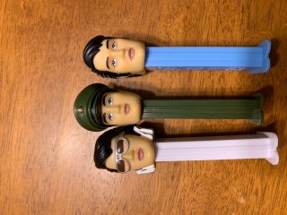 Pez Dispenser Limited Edition Elvis Set Of 3 Loose Near To