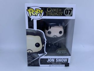 Funko Pop Television: Game Of Thrones Jon Snow Beyond The Wall 07 Hbo Shop