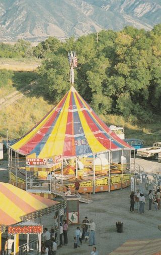 Amusement Park Ride Postcard Tilt A Whirl Fairibault,  Mn