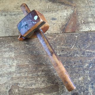 Vintage ENGLISH Beech MARKING GAUGE Old Antique Carpenters Marking Hand Tool 61 3