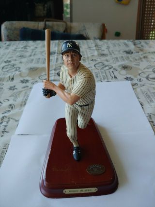 Danbury York Yankees Bobby Murcer Baseball Figurine Statue (no Box)