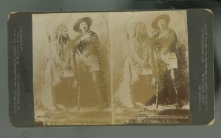 Hot Springs South Dakota Rpsv 1891 Sitting Bull Sioux Indian Buffalo Bill Cross