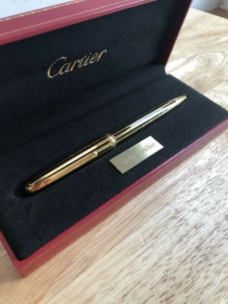 LOUIS CARTIER DANDY LIMITED EDITION BALLPOINT PEN,  BOX,  PAPERS 2