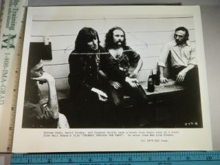 Rare Vtg 1974 Neil Young Journey Through The Past Music Photo Still