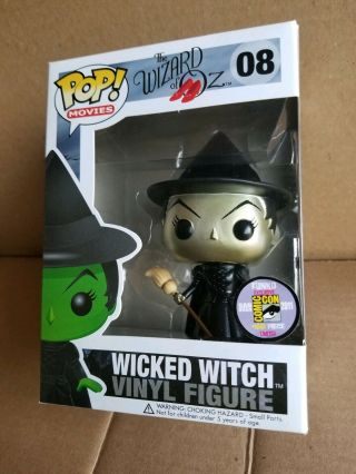 Wizard Of Oz Wicked Witch Metallic Funko Pop Sdcc Exlcusive San Diego Comic Con