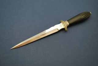 Dr.  Fred Carter Italian Renaissance Dagger Engraved and Carved Custom Knife 2