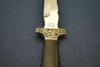 Dr.  Fred Carter Italian Renaissance Dagger Engraved and Carved Custom Knife 4