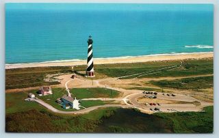 Postcard Nc Cape Hatteras Buxton Outer Banks Obx Cape Hatteras Lighthouse I22