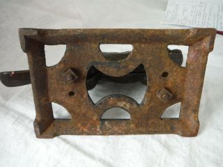 Antique Vintage Cast Iron Dog Mechanical Nut Cracker,  10 ½”,  St.  Bernard? – VGC 7