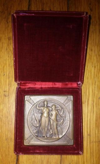 1904 Art Medal Louisiana Purchase Universal Exposition Saint Louis Box