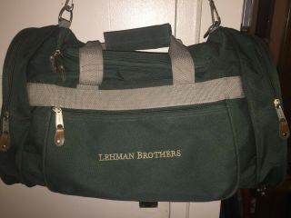 Lehman Brothers Duffel Bag Tote Great Father 