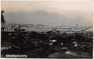 Postcard Hong Kong (shumshuipo) Huts Rasc Quarters Circa 1927 Rp