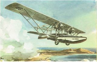 Postcard Scadta - Sikorsky S.  38 (movifoto - Historical Avianca Set)