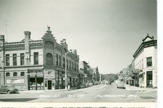 Plymouth,  Wisconsin - Mill Street West - - Rppc - (rp 1 - 94)