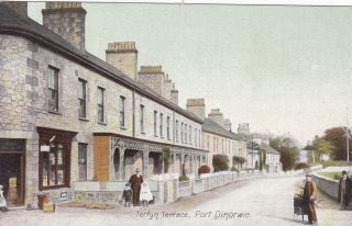Port Dinorwic - Terfyn Terrace,  People Posing By Wrench No.  16323